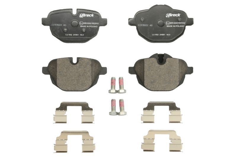 Pastillas de freno de disco BRECK 24561 00 552 00 para BMW Serie 5 (F10) 2010-2016