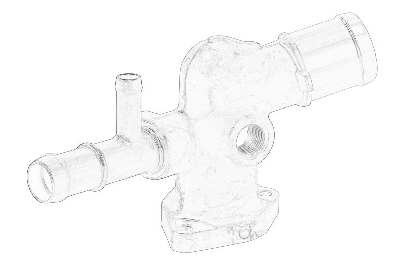 Brida de refrigerante OE HYUNDAI 256202B003 para Hyundai Accent IV