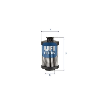 Filtro hidráulico UFI 83.123.00 para Mercedes-Benz Atego