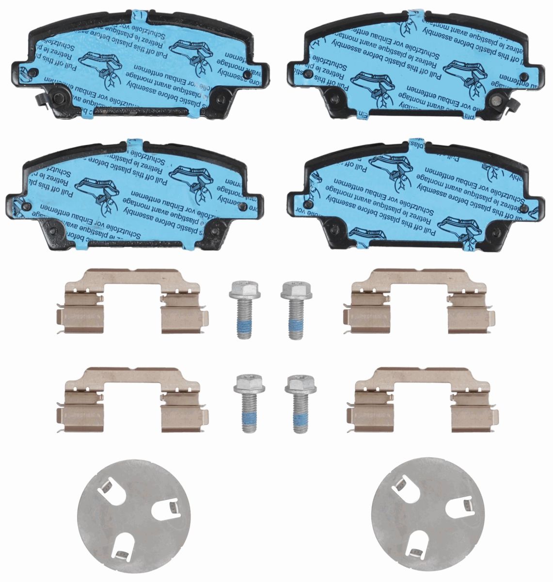 Pastillas de freno de disco TRW GDB3407 para Honda CIVIC IX
