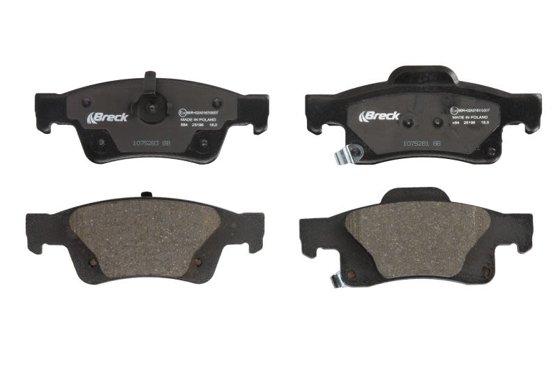 Pastillas de freno de disco BRECK 25196 00 554 00 para Jeep Grand Cherokee