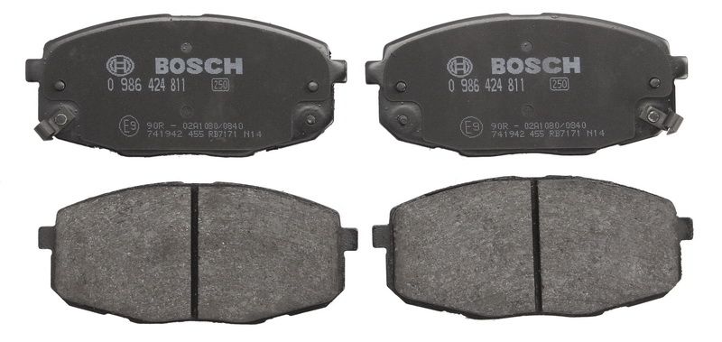 Pastillas de freno de disco BOSCH 0 986 424 811 para KIA Cerato II