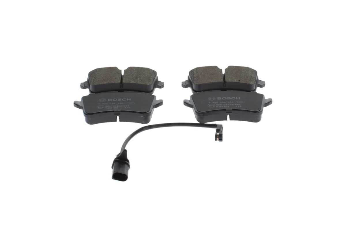 Pastillas de freno de disco BOSCH 0 986 494 916 para Audi A4 B8