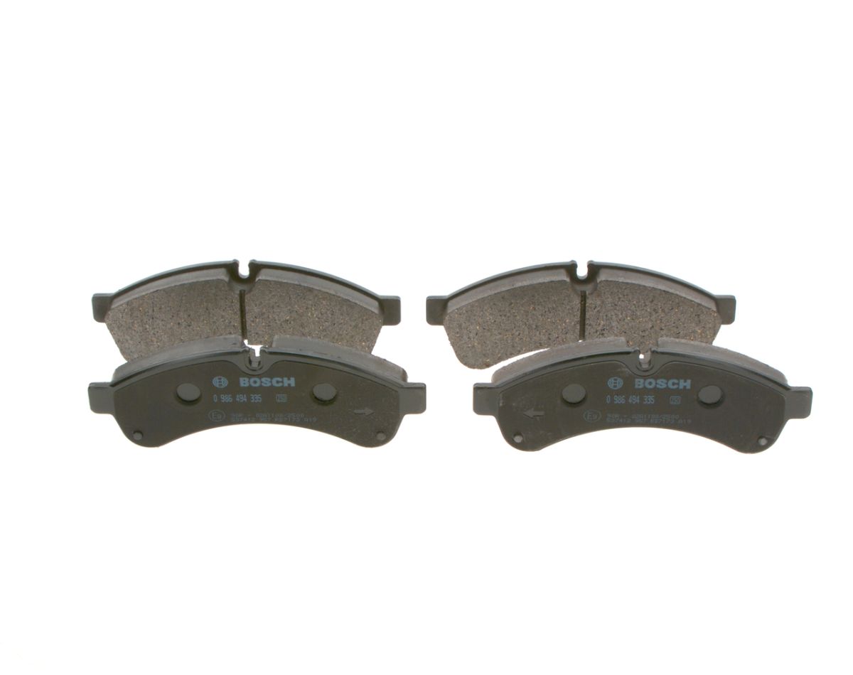 Pastillas de freno de disco BOSCH 0 986 494 335 para Iveco Daily V