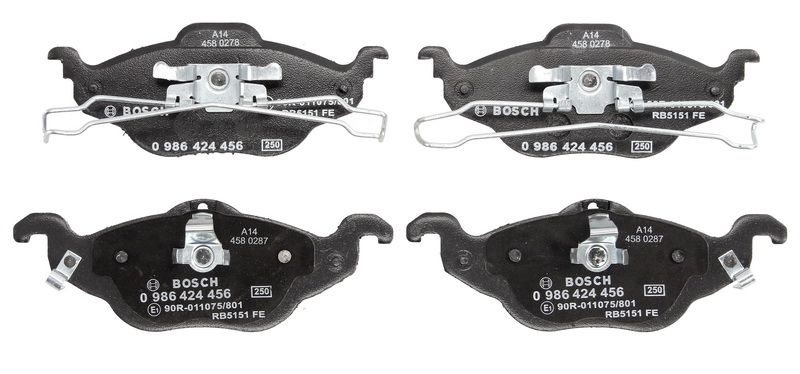 Pastillas de freno de disco BOSCH 0 986 424 456 para Opel Astra G