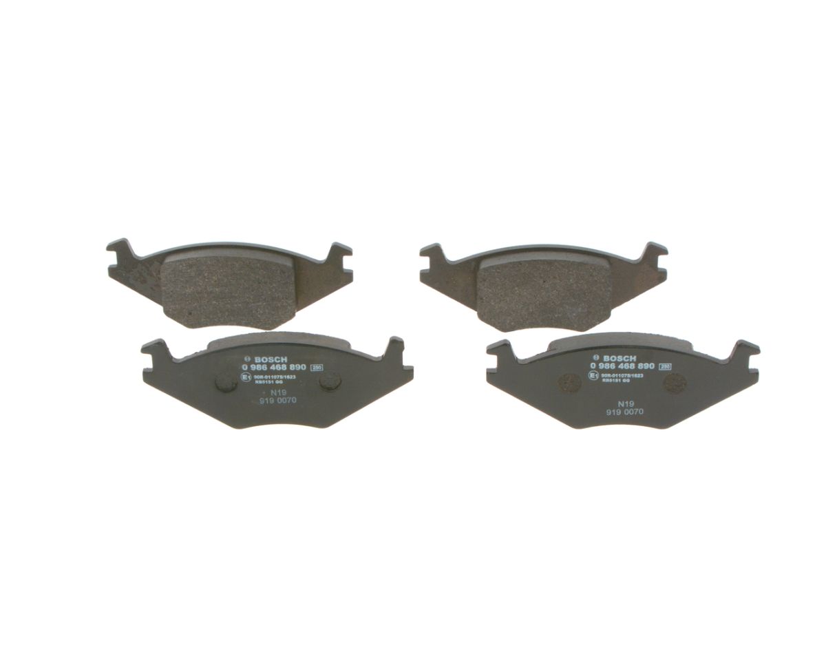 Pastillas de freno de disco BOSCH 0 986 468 890 para Volkswagen Golf II
