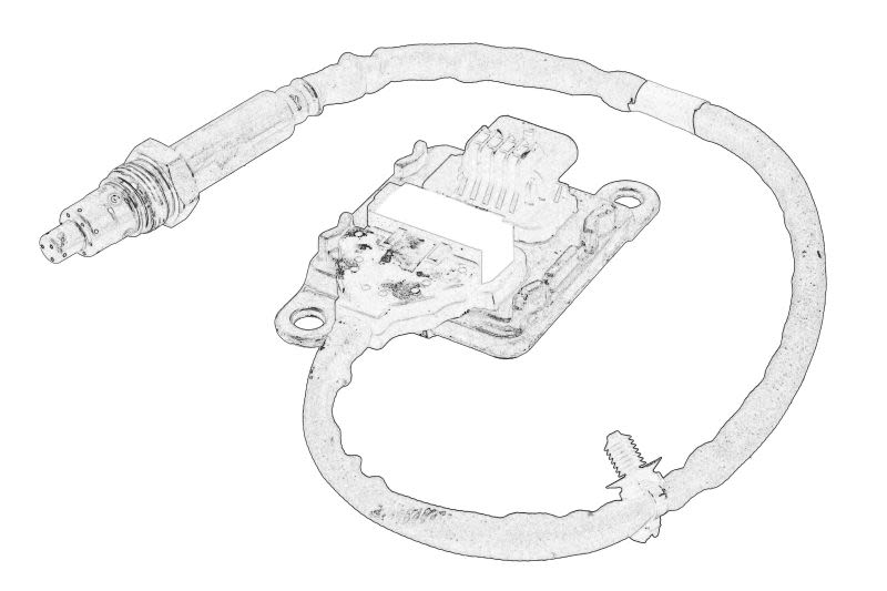 Sensor NOx de catalizador OE FIAT 46341847 para Fiat Ducato