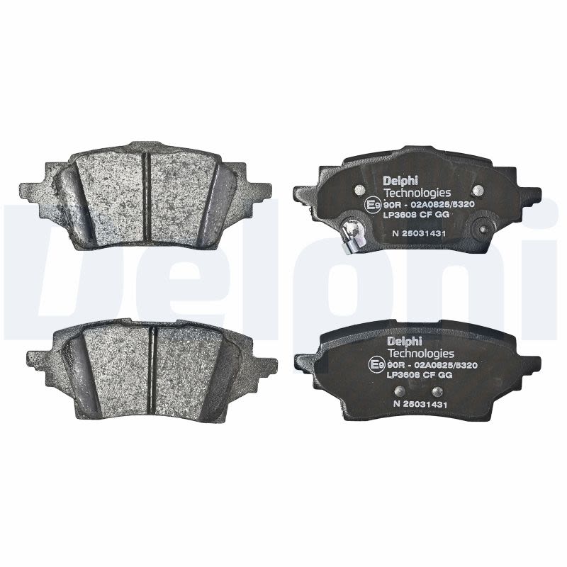 Pastillas de freno de disco DELPHI LP3608 para Toyota Yaris