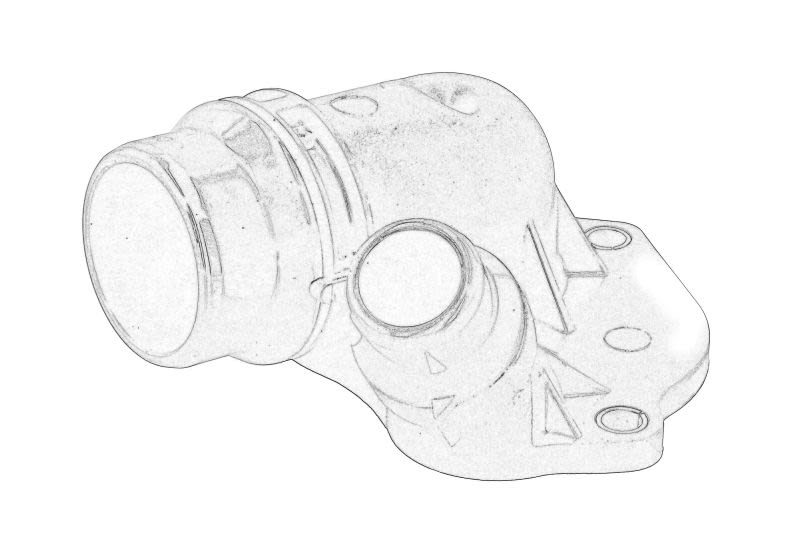 Caja del termostato OE BMW 11 51 8 516 206 para BMW Serie 1 (F20) 2011-2019