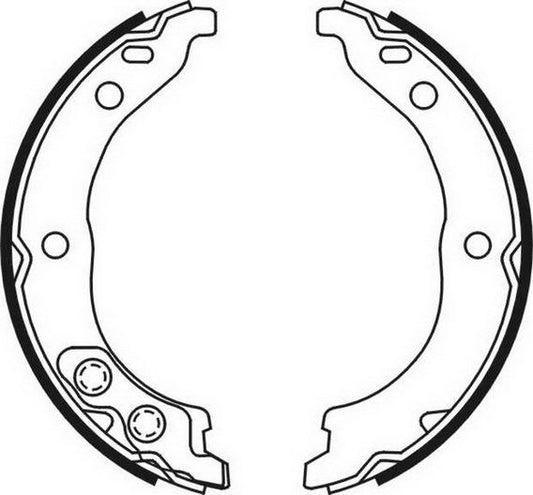 Balatas de freno de estacionamiento ABE CRP002ABE para Peugeot Boxe