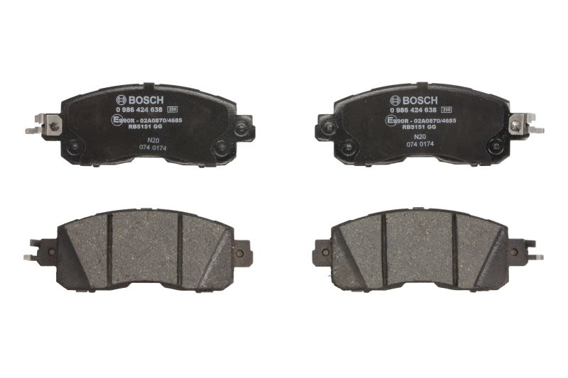 Pastillas de freno de disco BOSCH 0 986 424 638 para Nissan Leaf