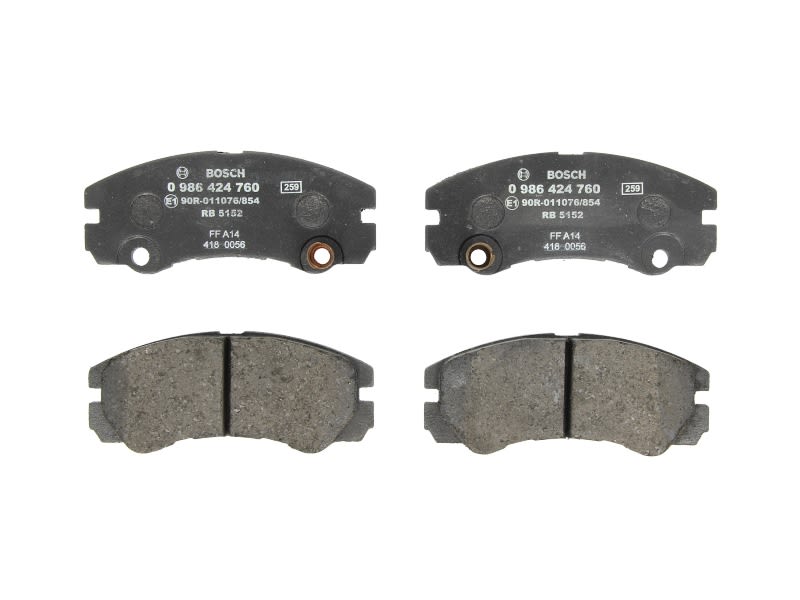 Pastillas de freno de disco BOSCH 0 986 424 760 para Opel Frontera B