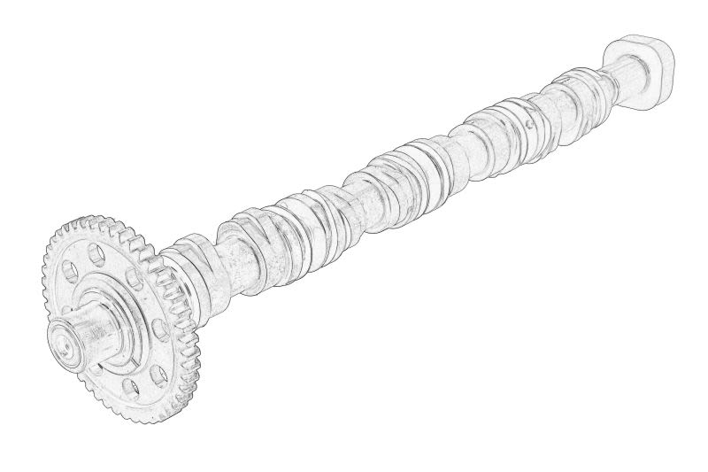 Árbol de levas OE VW 06H 109 022BJ para Audi A4 B8