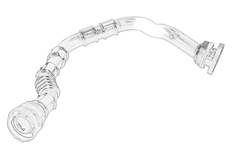 Manguera de ventilación del cárter OE VW 04L 103 493N para Volkswagen Transporter T6