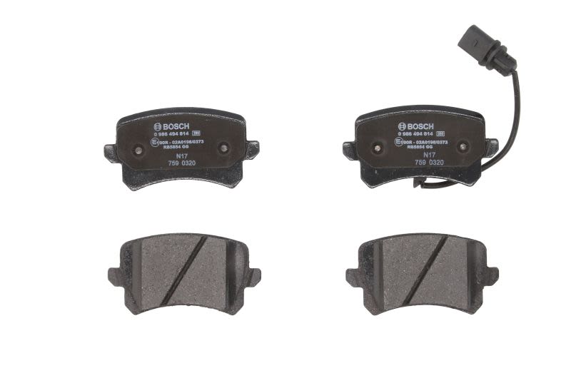 Pastillas de freno de disco BOSCH 0 986 494 814 para Audi Q3