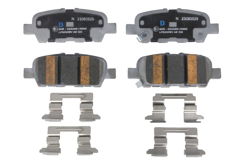 Pastillas de freno de disco DELPHI LP5000EV para Nissan Juke