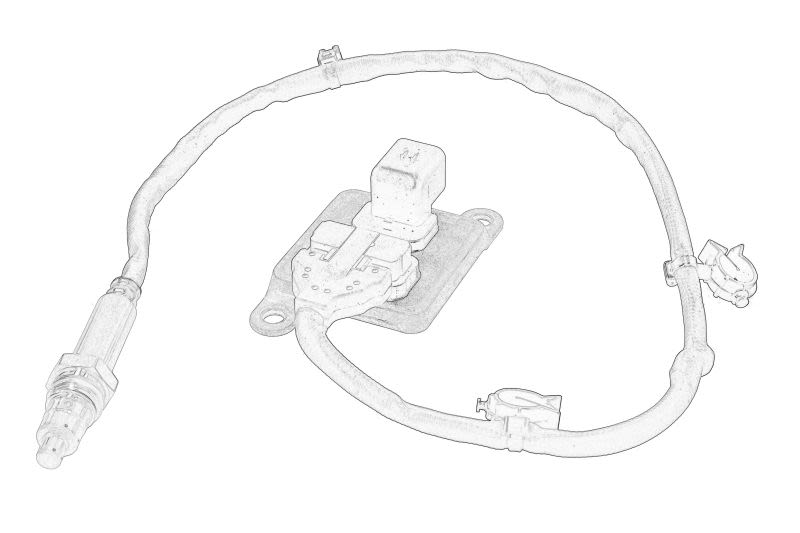 Sensor NOx de catalizador OE OPEL 55485442 para Opel Zafira C