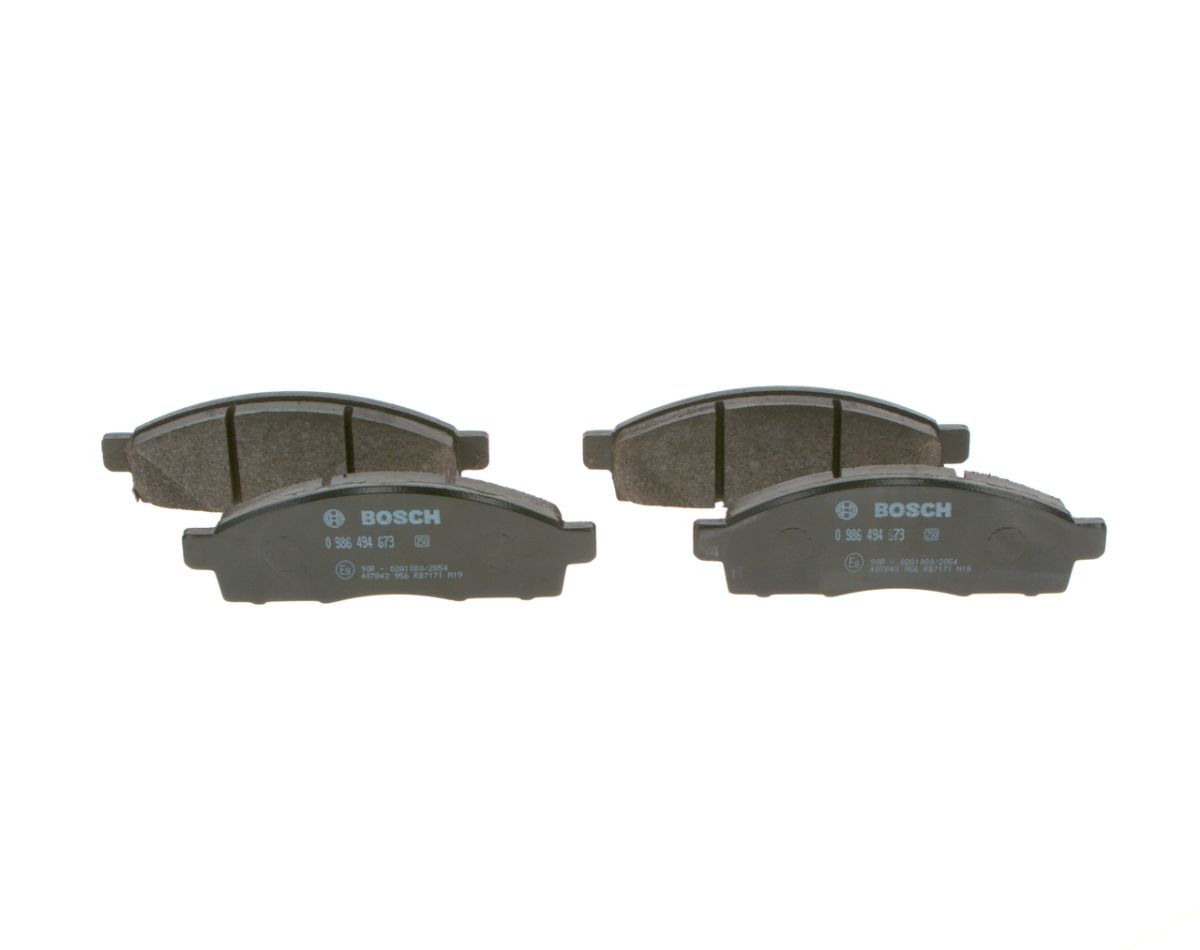 Pastillas de freno de disco BOSCH 0 986 494 673 para Nissan NV200