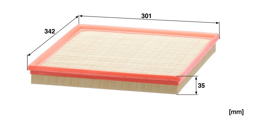 Filtro de aire MANN-FILTER C 35 009 para Ford Transit