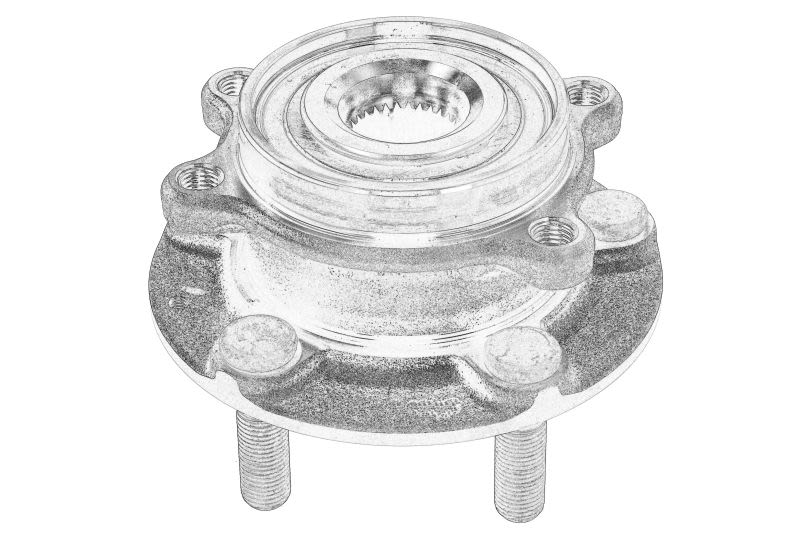 Rodamiento de rueda OE BYD BD15906631-00 para BYD SEA Lion 07 Eléctrico