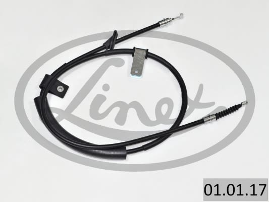 Cable de freno de servicio LINEX 01.01.17 para Alfa Romeo 159