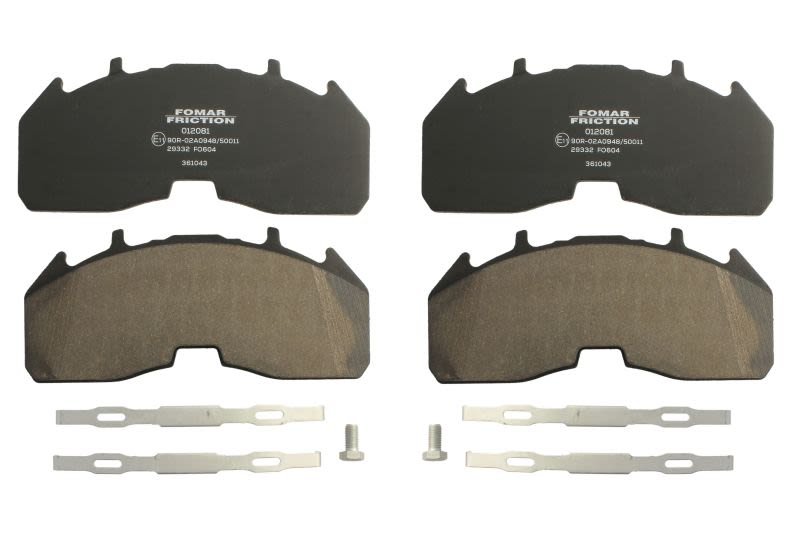 Pastillas de freno de disco ROULUNDS RL012081 para Scania S DC07.108-OC9.G05