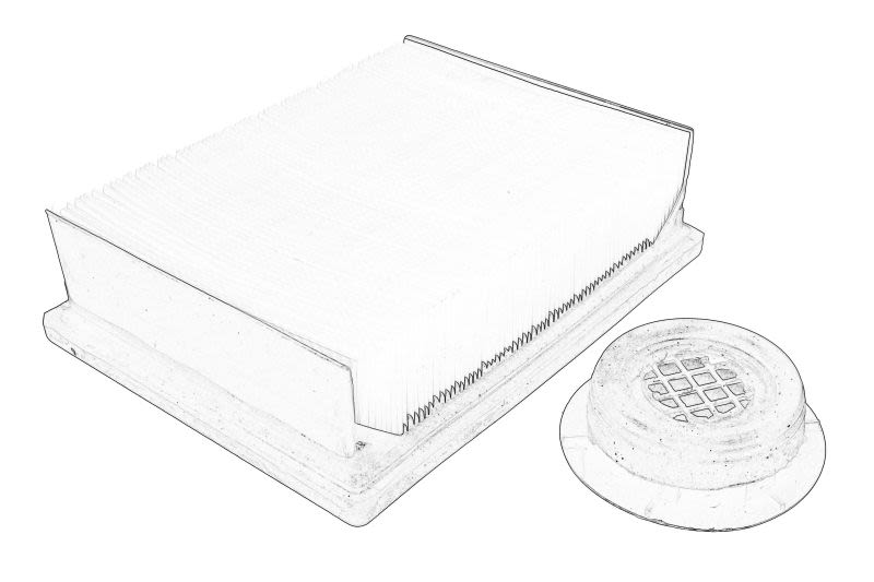Filtro de aire OE SCANIA 1486634 para Scania 4