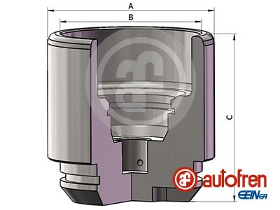 Pistón de cáliper de freno AUTOFREN SEINSA D025691 para Ford Transit