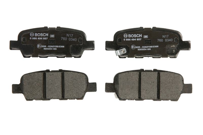 Pastillas de freno de disco BOSCH 0 986 494 857 para Nissan Juke
