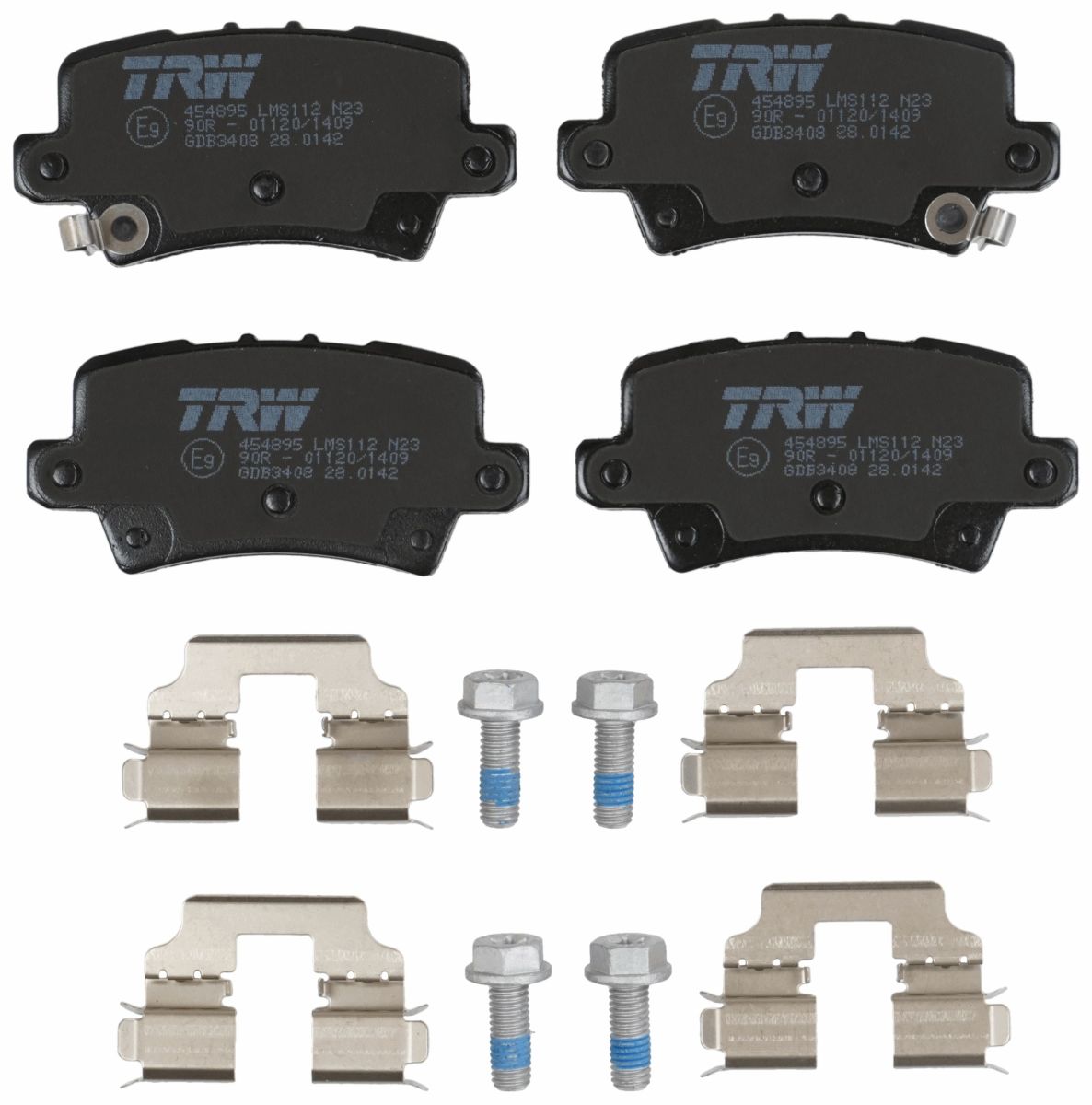 Pastillas de freno de disco TRW GDB3408 para Honda CIVIC IX