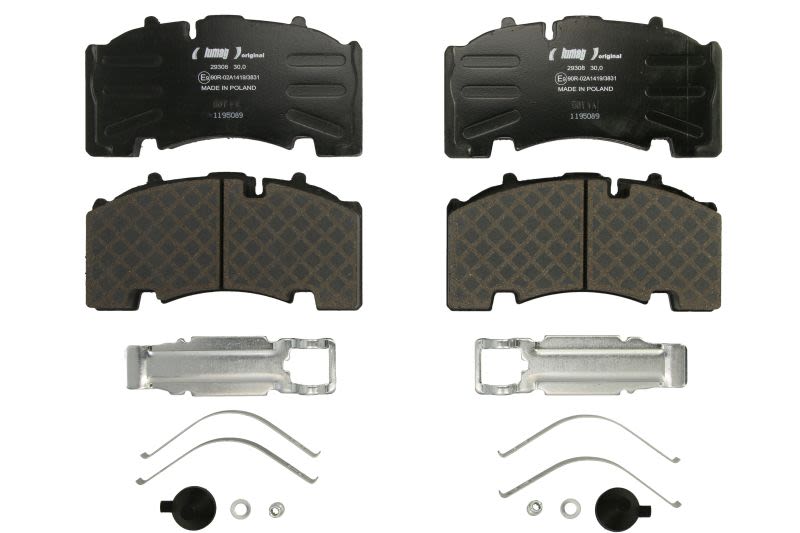 Pastillas de freno de disco LUMAG 29308 00 901 00 para Mercedes-Benz TE