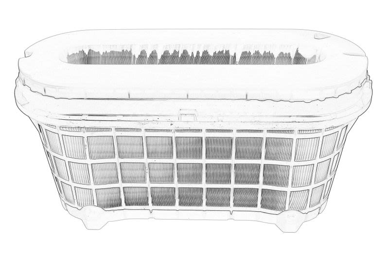 Filtro de aire OE DB TRUCK 004 094 97 04 para Mercedes-Benz Actros MP4 / MP5