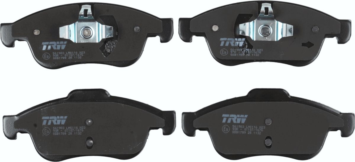 Pastillas de freno de disco TRW GDB1789 para Renault Clio V