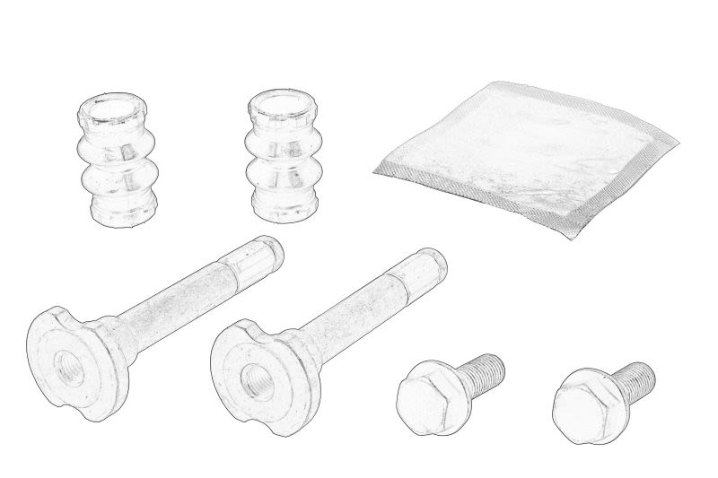 Kit de guías de cáliper de freno OE CHRYSLER 68317915AA para Chrysler Pacific