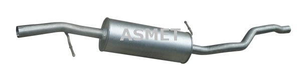 Silenciador central ASMET 07.237 para Ford Galaxy I