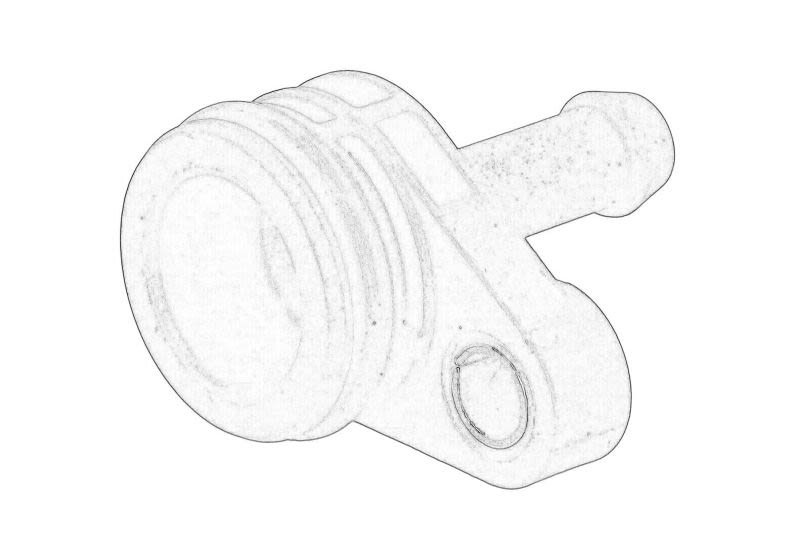 Brida de refrigerante OE VW 06K 121 143 para Audi A3