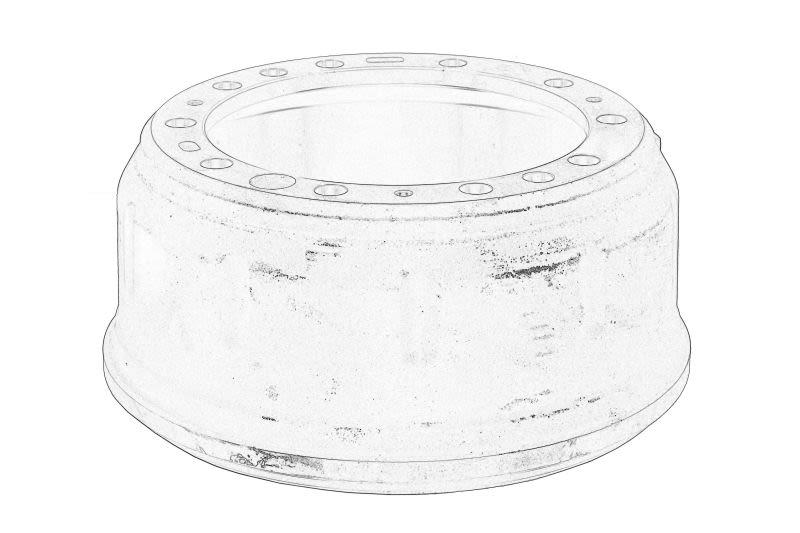 Tambor de freno OE DB TRUCK 686 423 00 01