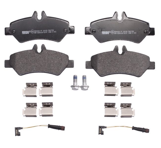 Pastillas de freno de disco FERODO FVR1780 para Mercedes-Benz Sprinter 3-T (B906) 2006-2020