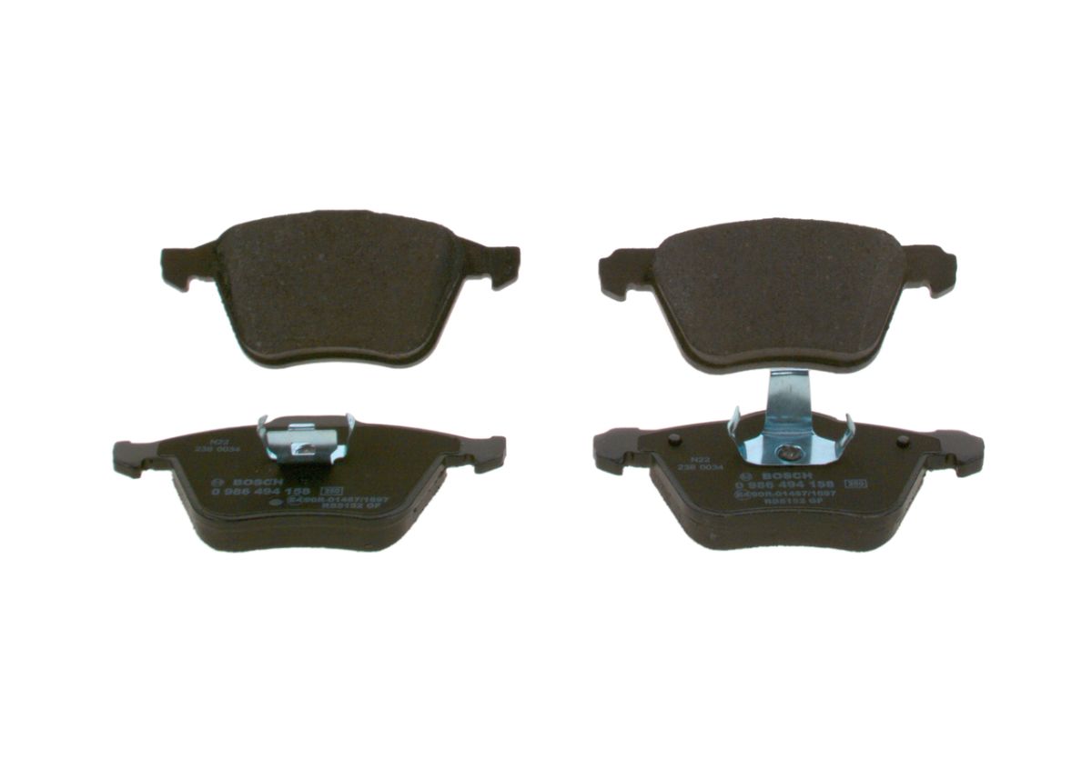 Pastillas de freno de disco BOSCH 0 986 494 158 para Volvo S60 I