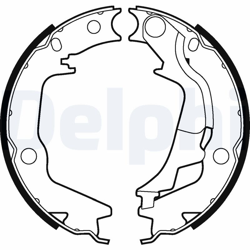 Balatas de freno de estacionamiento DELPHI LS2011 para Hyundai I10 I