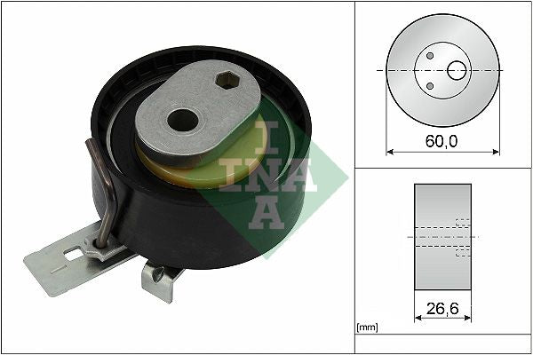 Polea tensora de correa de distribución INA 531 0938 10 para Volvo XC40