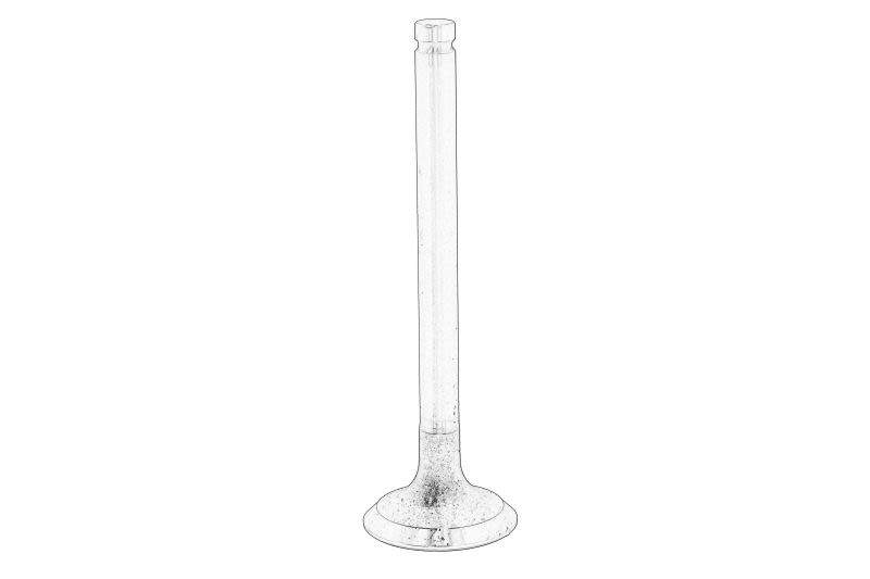 Válvula de escape OE PERKINS 3142A051 para Perkins 1004-4