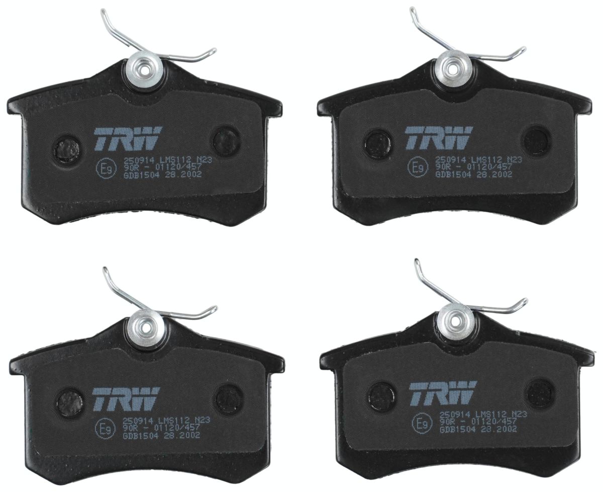 Pastillas de freno de disco TRW GDB1504 para Citroen C4