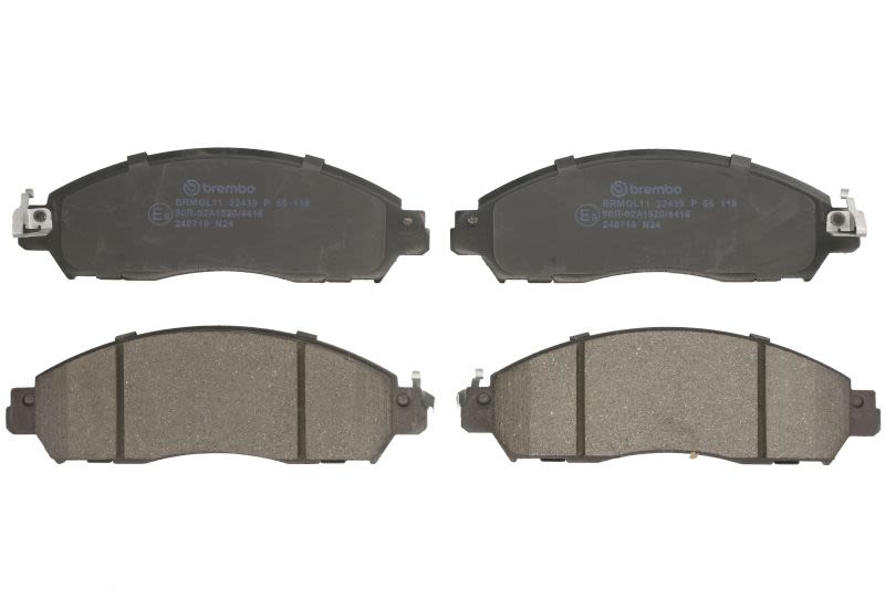 Pastillas de freno de disco BREMBO P 56 118 para Nissan Navara NP300