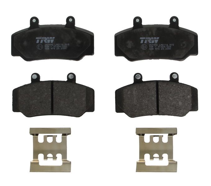 Pastillas de freno de disco TRW GDB970 para Volvo 740