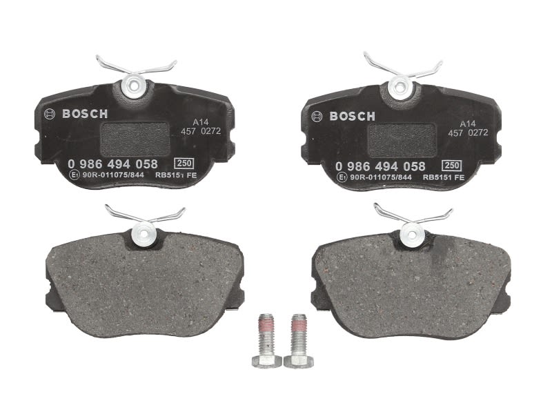 Pastillas de freno de disco BOSCH 0 986 494 058 para Mercedes-Benz 190 (W201) 1982-1993