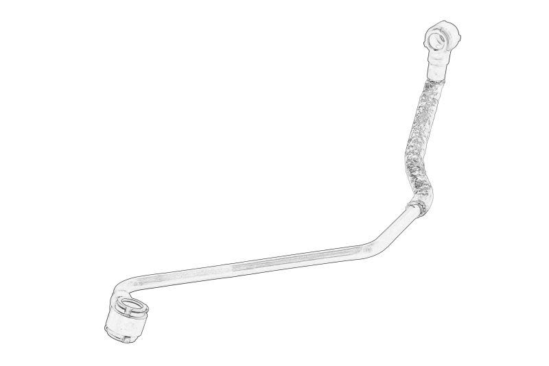 Línea de aceite de turbocompresor OE PEUGEOT 9809842680 para Citroen C4 Picasso II