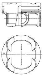 Pistón KOLBENSCHMIDT 42099600