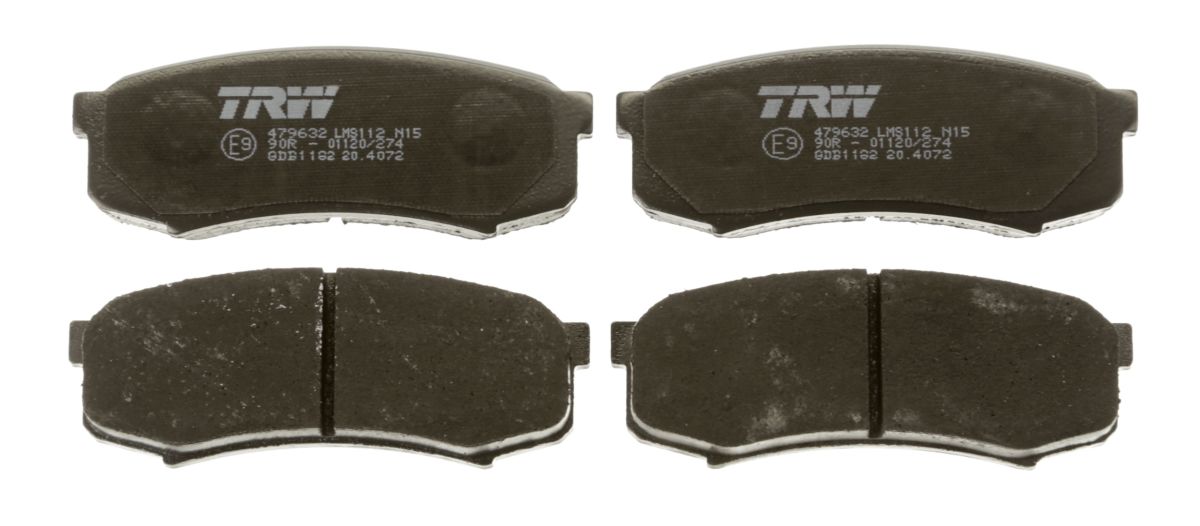 Pastillas de freno de disco TRW GDB1182 para Toyota Land Cruise