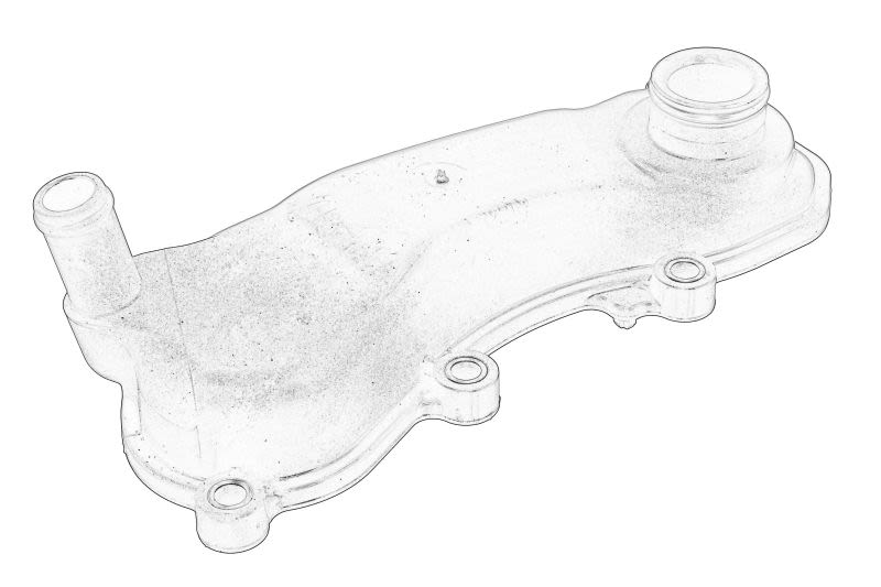 Brida de refrigerante OE VW 059 103 525F para Audi A4 B8